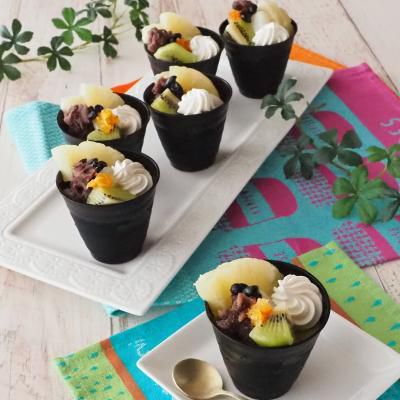 抹茶のカップスイーツ Suipaさんのカップで
