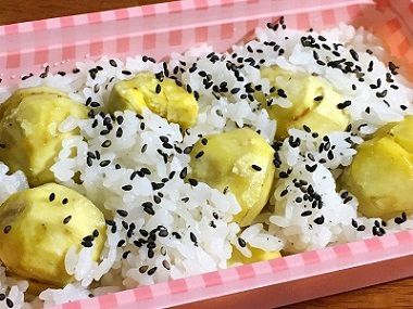 アンジェリーナのモンブランと栗ご飯♪