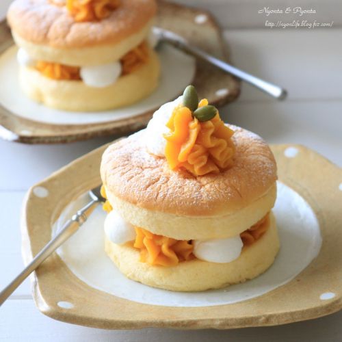 かぼちゃあんのカステラサンドケーキ